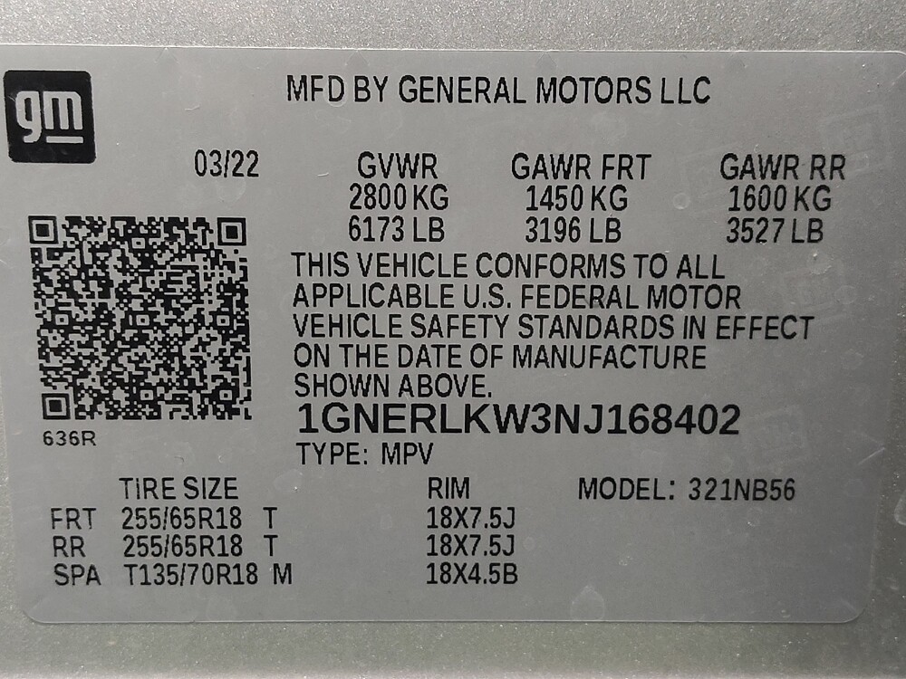 2022 Chevrolet Traverse in Houston, TX 77060 - 18136232 33