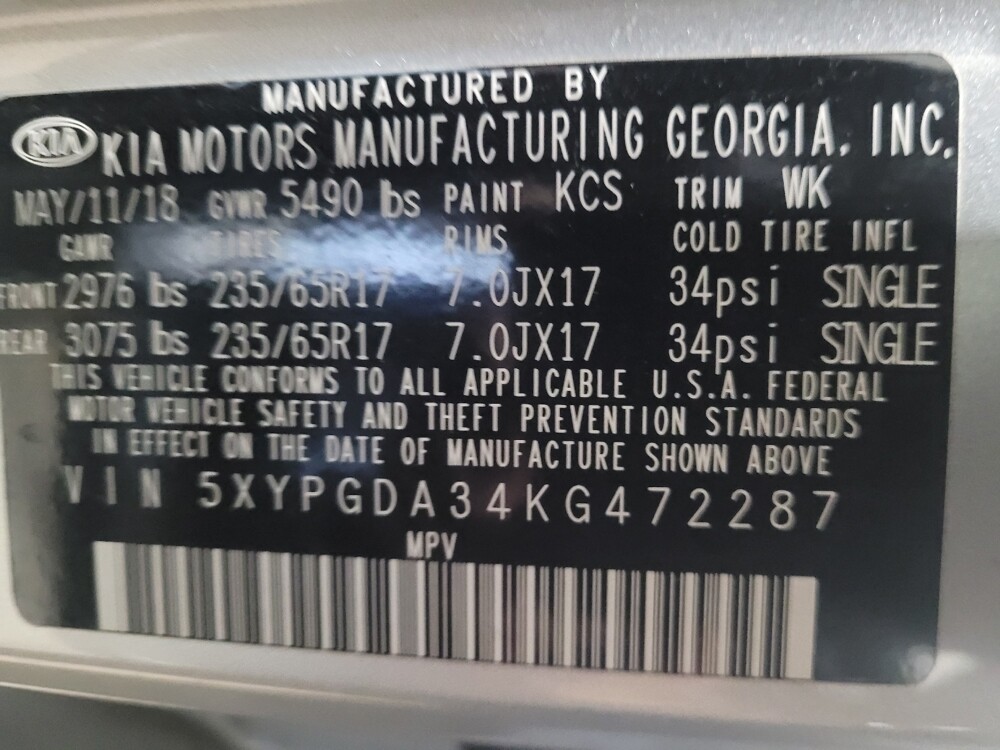 2019 Kia Sorento in Williamstown, NJ 8094 - 18136261 33