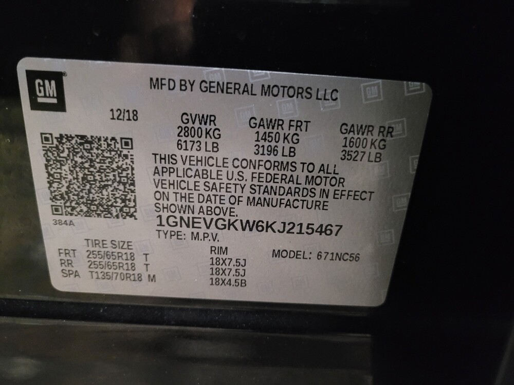 2019 Chevrolet Traverse in Henrico, VA 23223 - 18136265 33