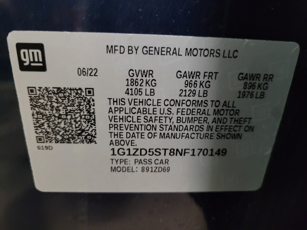 2022 Chevrolet Malibu in Henrico, VA 23223 - 18136273 33