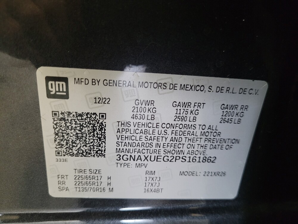 2023 Chevrolet Equinox in Glen Burnie, MD 21061 - 18136274 33