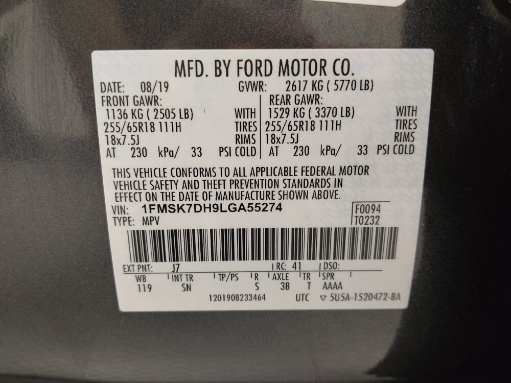 2020 Ford Explorer in Springfield, MO 65807 - 18136295 33