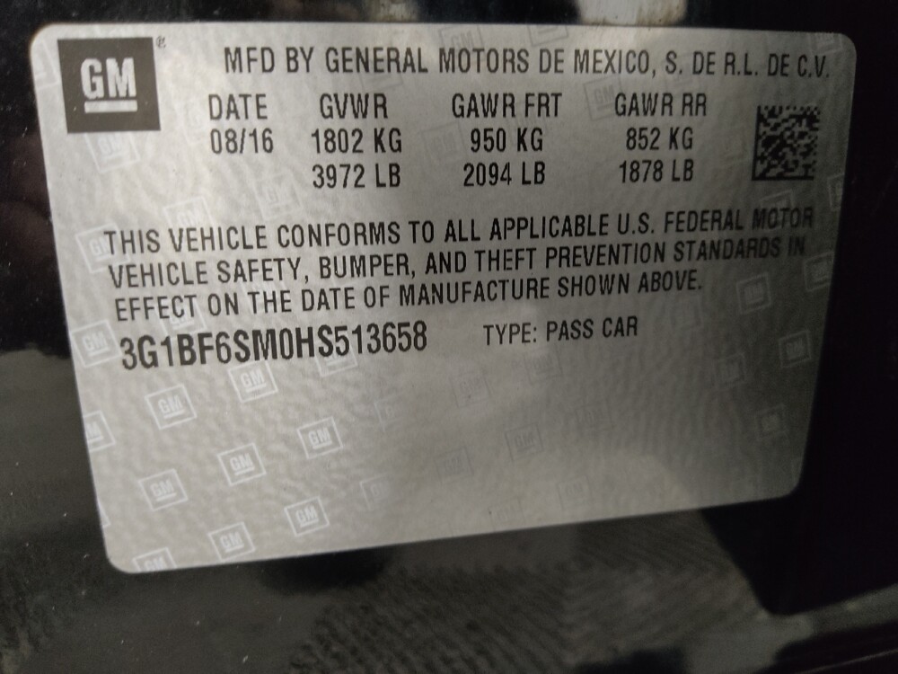 2017 Chevrolet Cruze in Midlothian, IL 60445 - 18136299 33