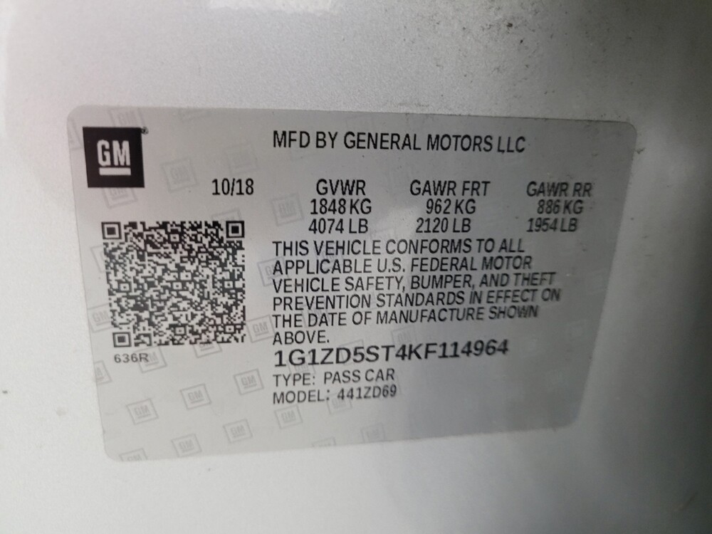 2019 Chevrolet Malibu in Taylor, MI 48180 - 18136307 33