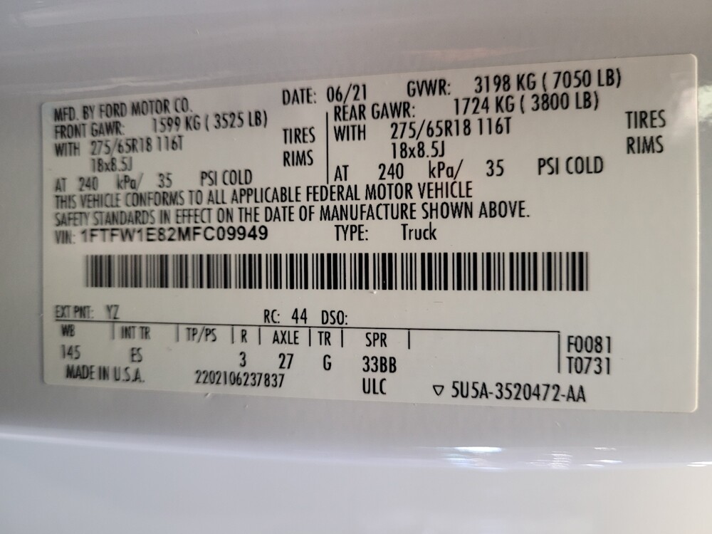 2021 Ford F150 in Torrance, CA 90504 - 18136399 33