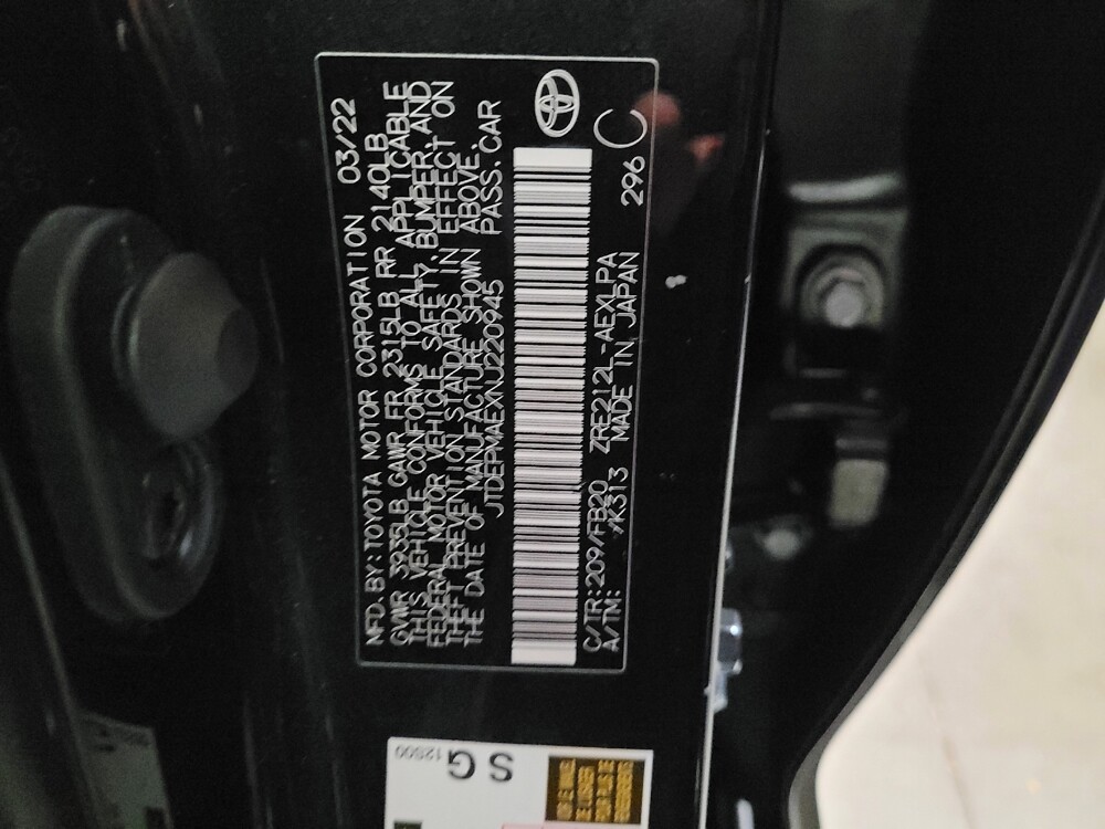 2022 Toyota Corolla in Riverside, CA 92504 - 18136401 33