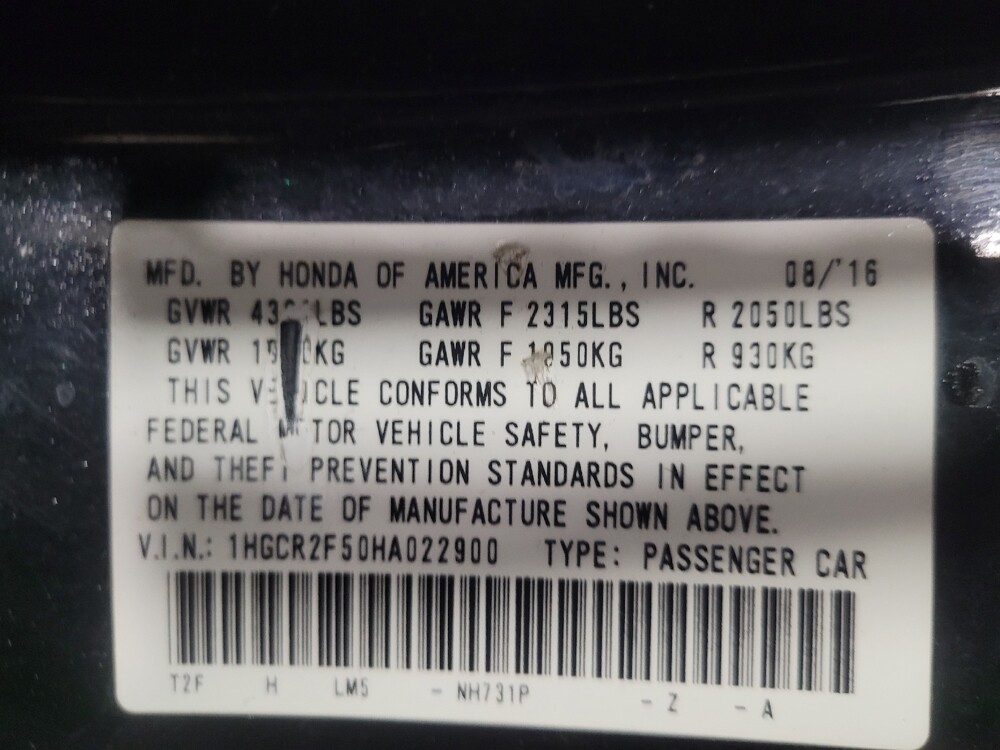 2017 Honda Accord in Columbus, GA 31909 - 18136404 33