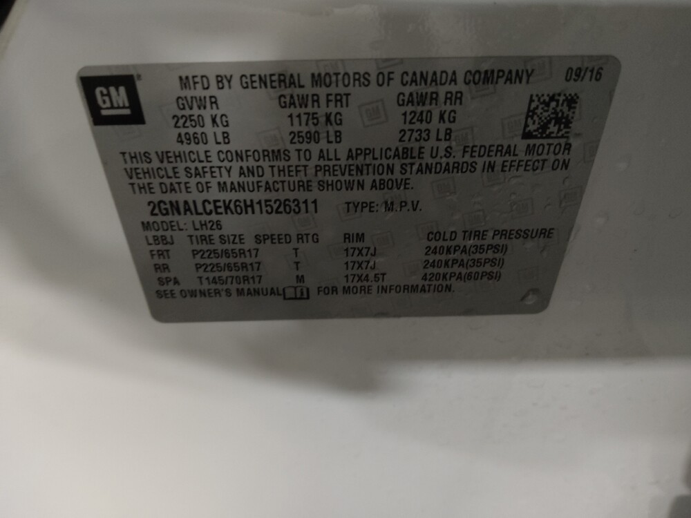 2017 Chevrolet Equinox in Pelham, AL 35124 - 18136422 33