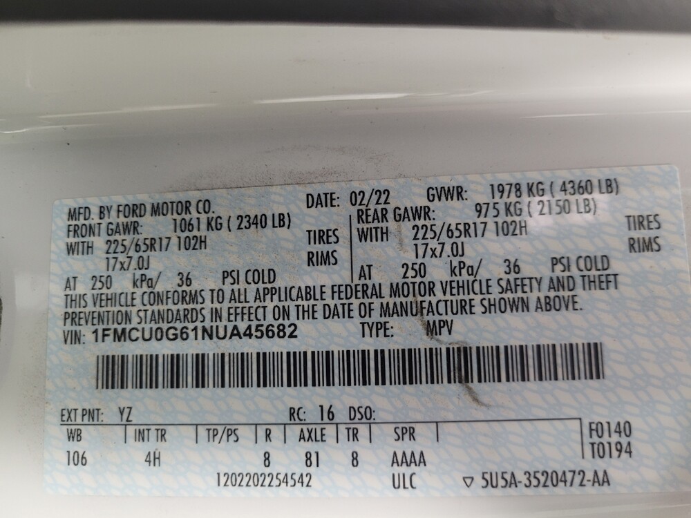 2022 Ford Escape in Knoxville, TN 37923 - 18136429 33