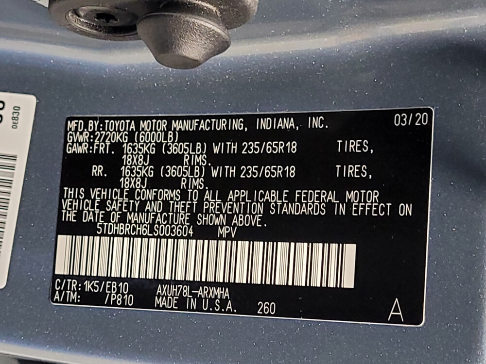 2020 Toyota Highlander in Chandler, AZ 85225 - 18136444 33