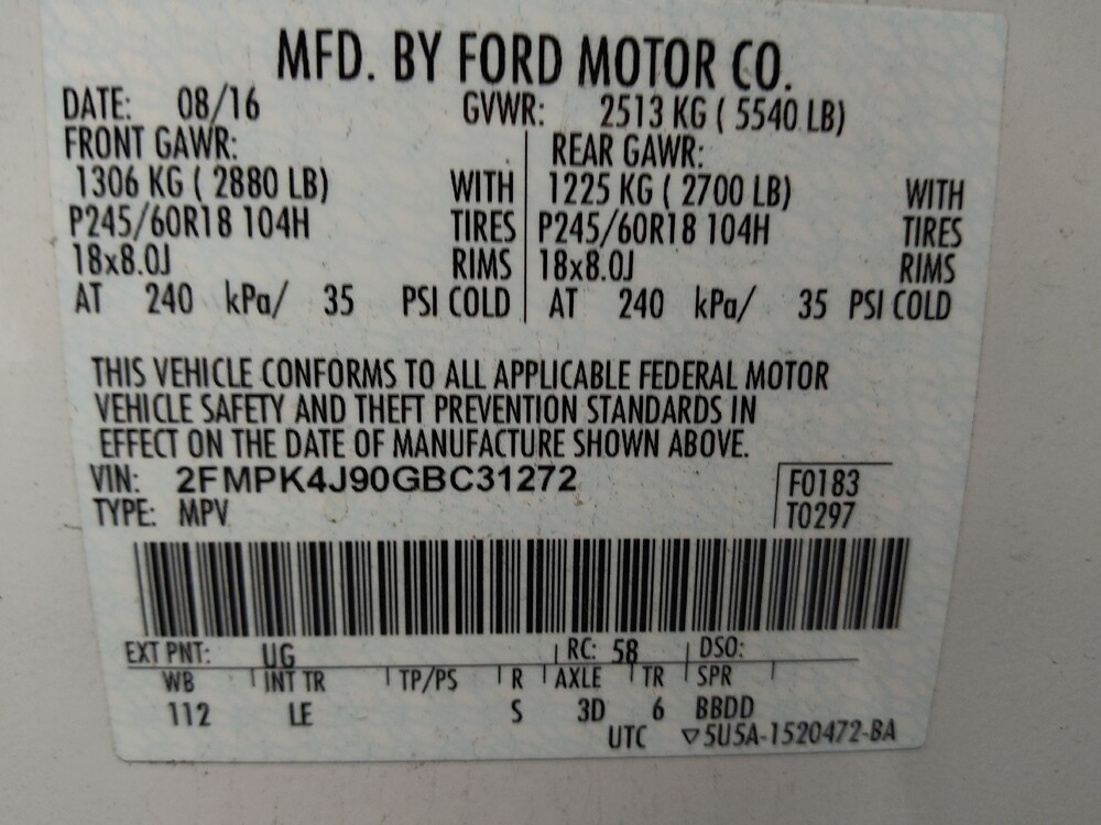 2016 Ford Edge in Tucson, AZ 85705 - 18136446 33