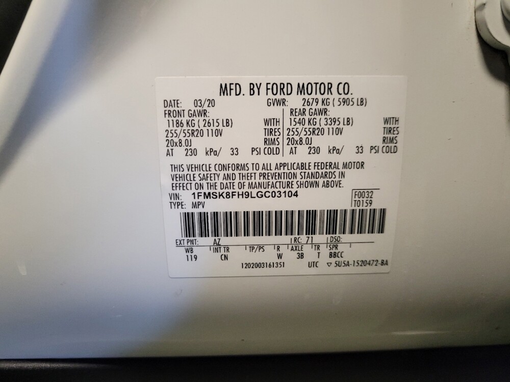 2020 Ford Explorer in Chandler, AZ 85225 - 18136451 33