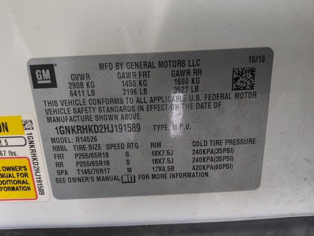 2017 Chevrolet Traverse in Albuquerque, NM 87123 - 18136452 33