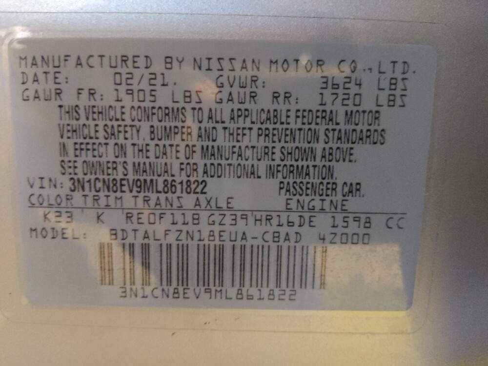 2021 Nissan Versa in Glendale, AZ 85301 - 18136457 33