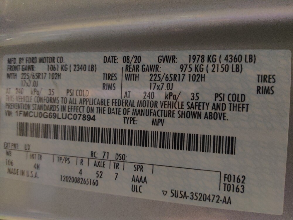 2020 Ford Escape in Albuquerque, NM 87123 - 18136464 33