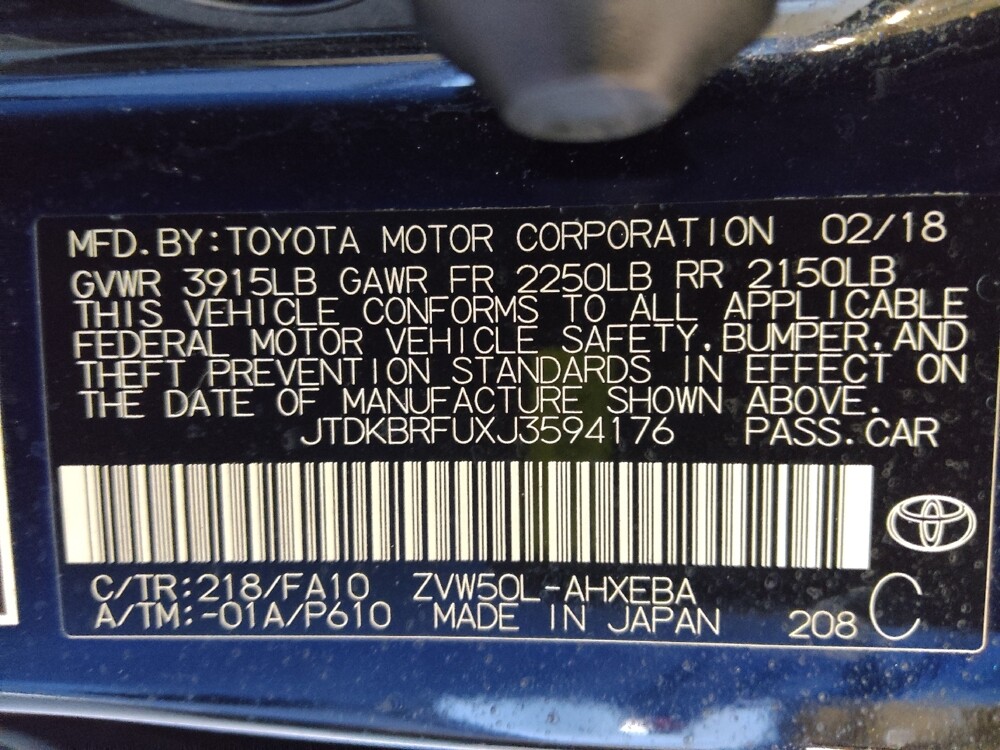 2018 Toyota Prius in Bradenton, FL 34207 - 18136478 33