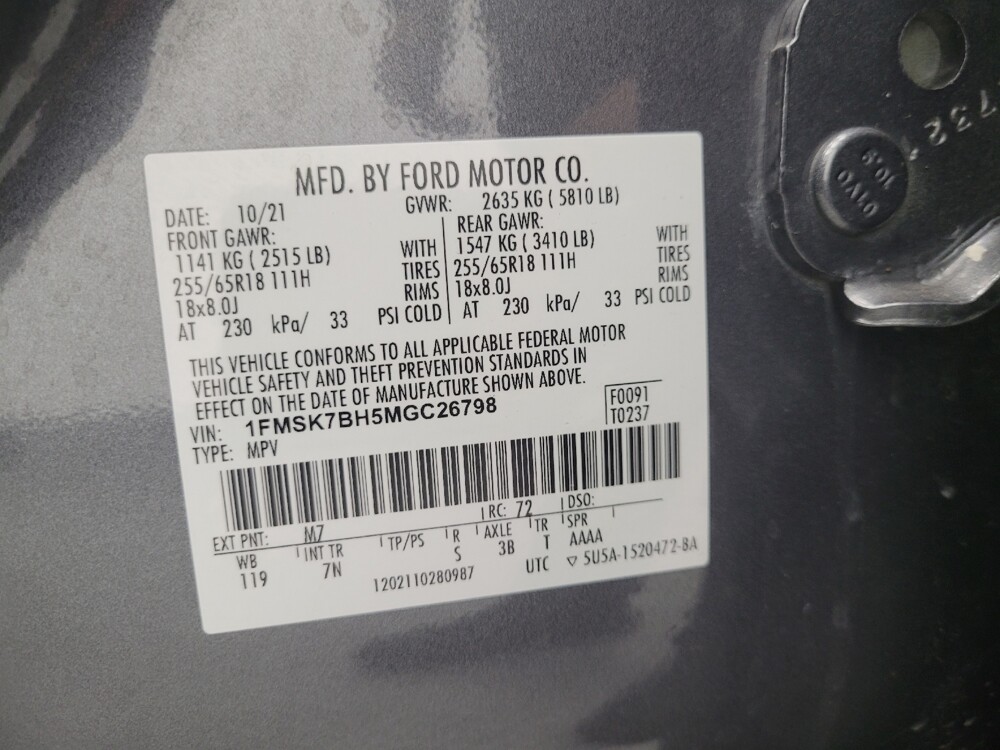 2021 Ford Explorer in Las Vegas, NV 89104 - 18136482 33
