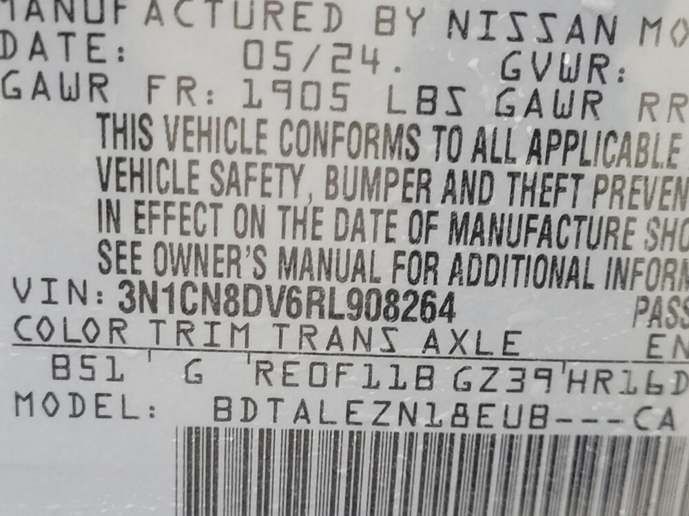 2024 Nissan Versa in Las Vegas, NV 89104 - 18136484 33