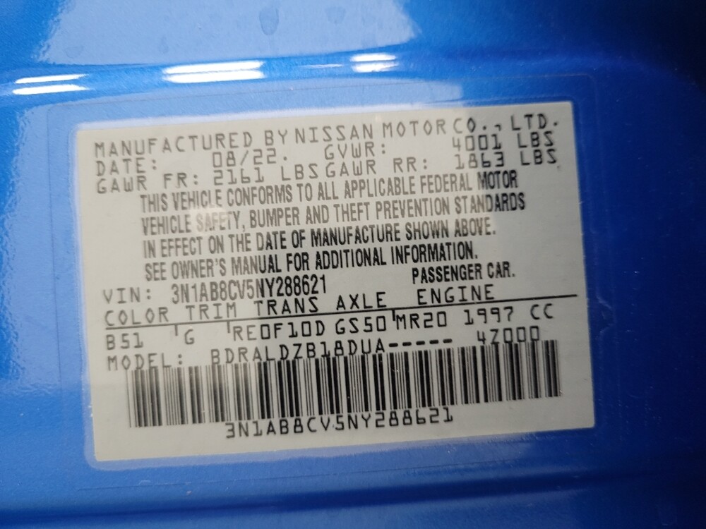 2022 Nissan Sentra in Las Vegas, NV 89104 - 18136496 33