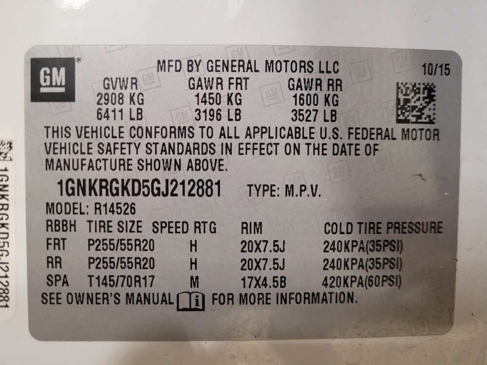2016 Chevrolet Traverse in Lauderdale Lakes, FL 33313 - 18136498 33