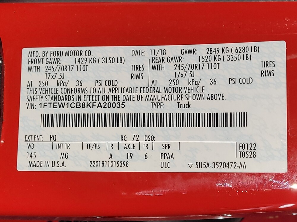 2019 Ford F150 in Ocala, FL 34471 - 18136510 33