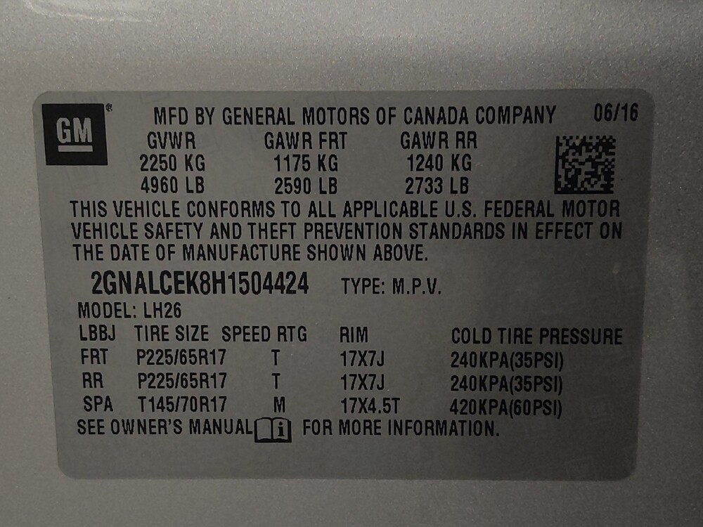 2017 Chevrolet Equinox in Ocala, FL 34471 - 18136516 33