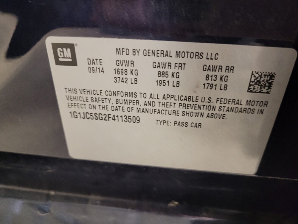 2015 Chevrolet Sonic in Raleigh, NC 27604 - 18136534 33