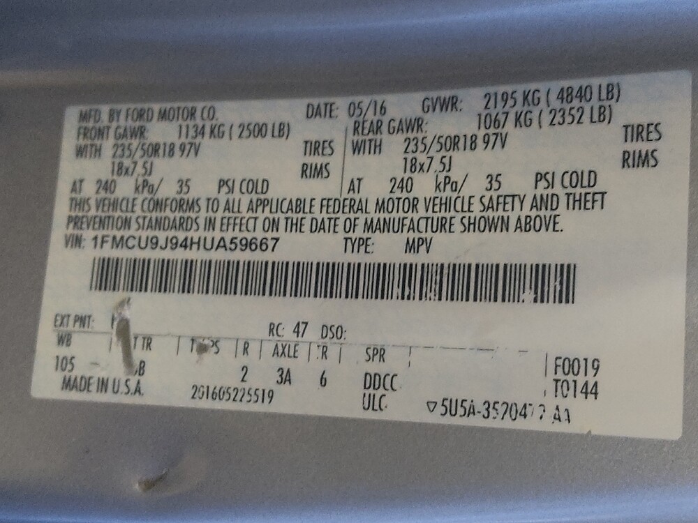 2017 Ford Escape in Charlotte, NC 28213 - 18136556 33