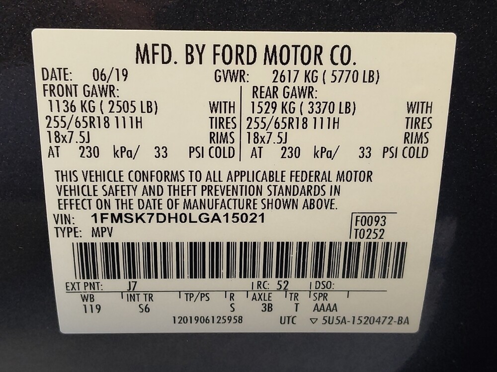 2020 Ford Explorer in Temple, TX 76502 - 18136593 33