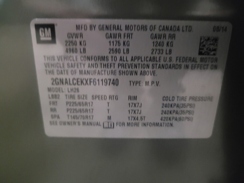 2015 Chevrolet Equinox in Temple Hills, MD 20746 - 18136614 33