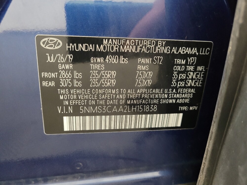 2020 Hyundai Santa Fe in Pittsburgh, PA 15237 - 18136628 33