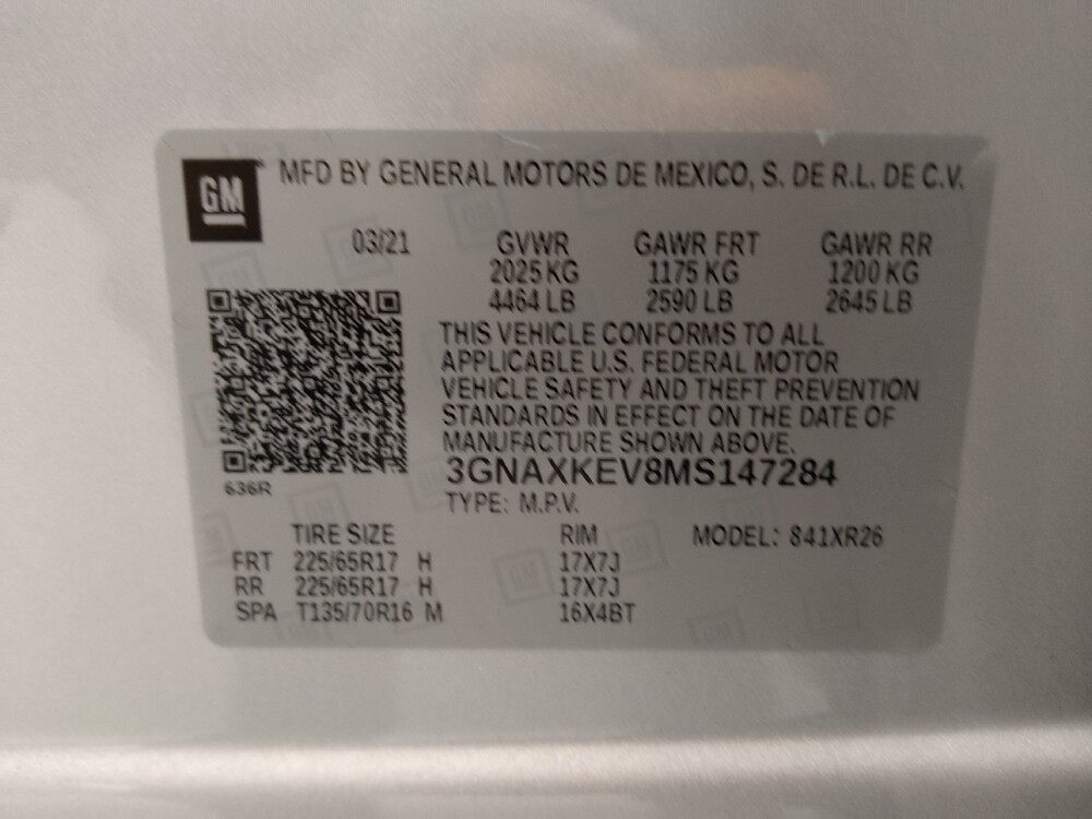 2021 Chevrolet Equinox in Topeka, KS 66611 - 18136638 33