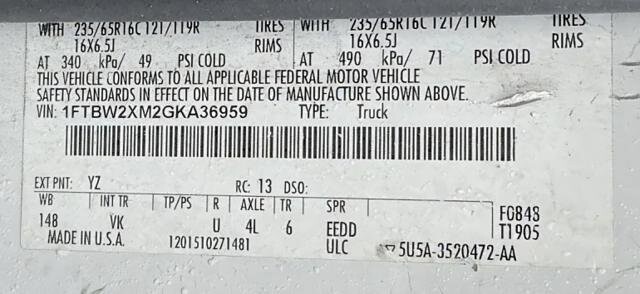 2016 Ford Transit 350 in Blauvelt, NY 10913 - 18136681 12