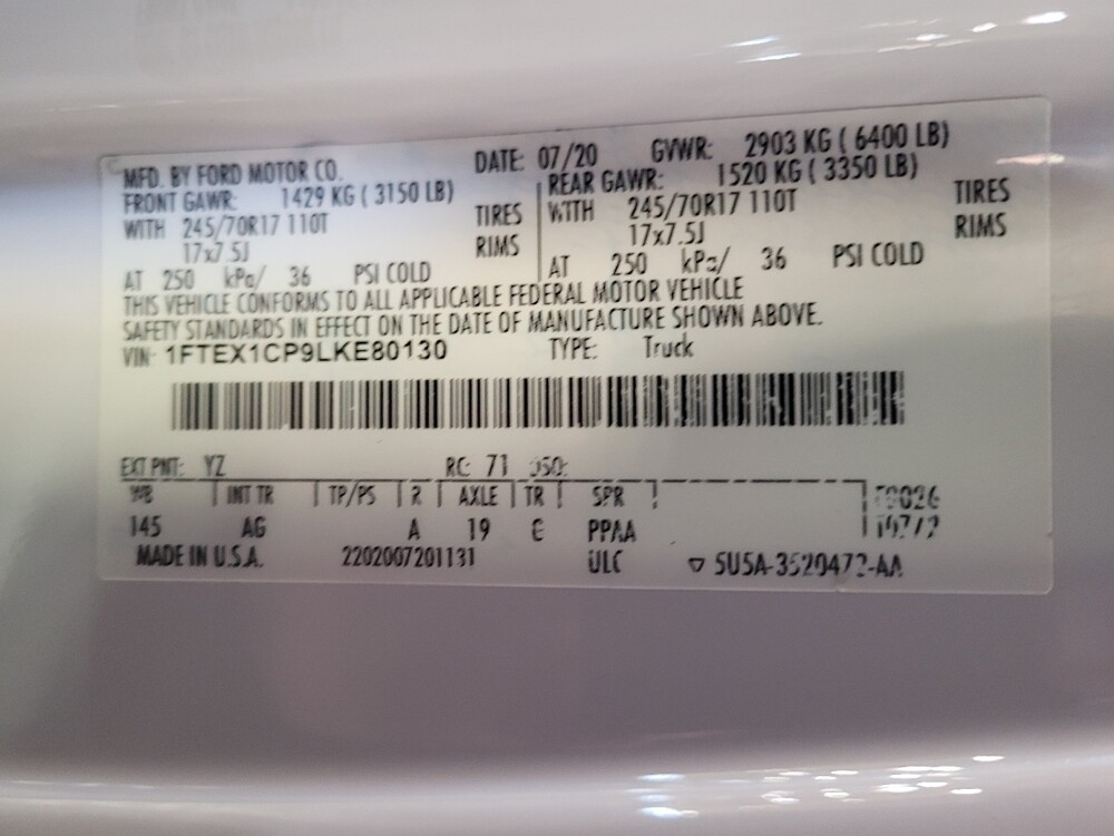 2020 Ford F150 in Montclair, CA 91763 - 18136713 33