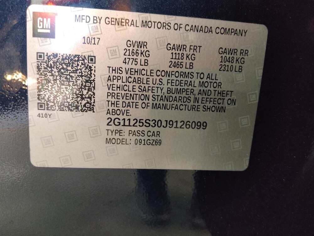 2018 Chevrolet Impala in Knoxville, TN 37923 - 18136756 33