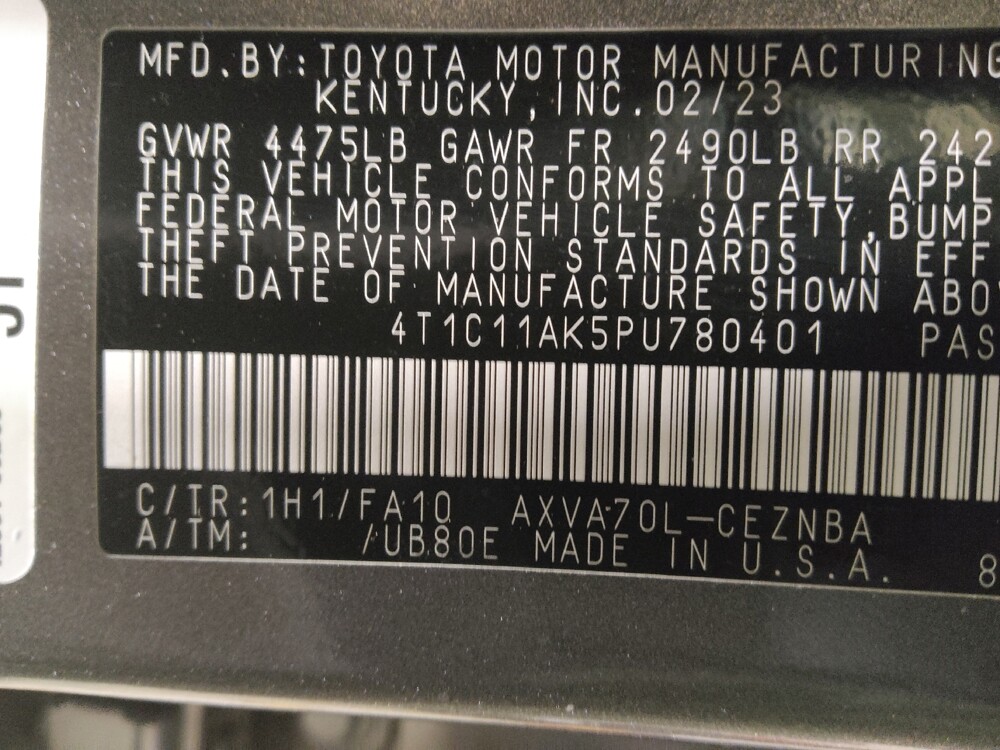 2023 Toyota Camry in Augusta, GA 30907 - 18136759 33
