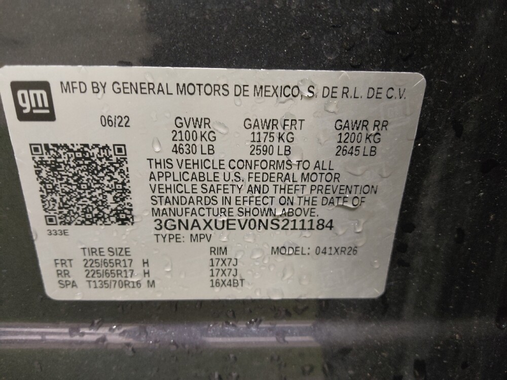 2022 Chevrolet Equinox in Knoxville, TN 37923 - 18136775 33