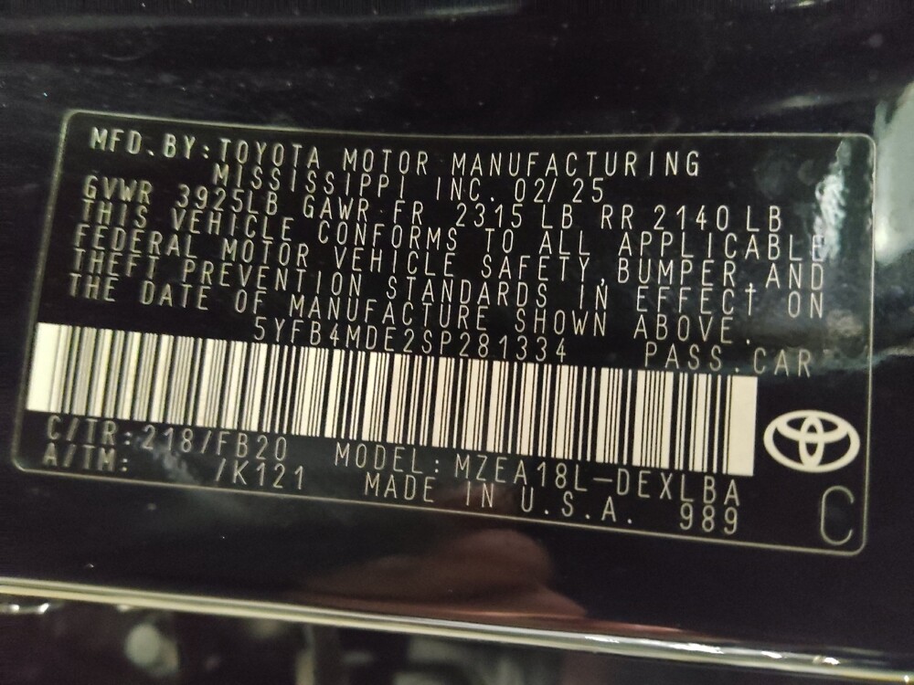 2025 Toyota Corolla in Arlington, TX 76011 - 18136787 33