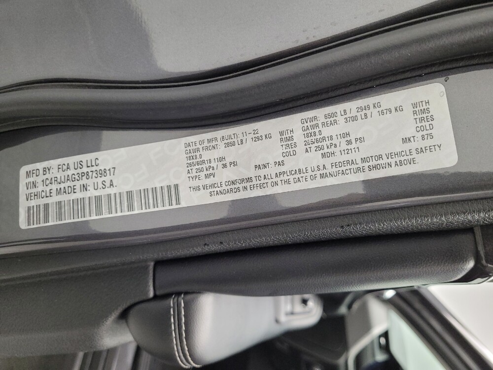 2023 Jeep Grand Cherokee L in Las Vegas, NV 89102 - 18136822 33