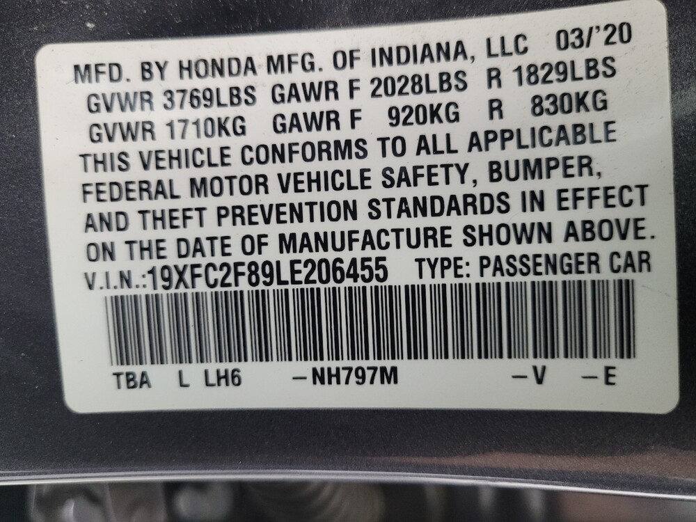 2020 Honda Civic in Las Vegas, NV 89102 - 18136823 33