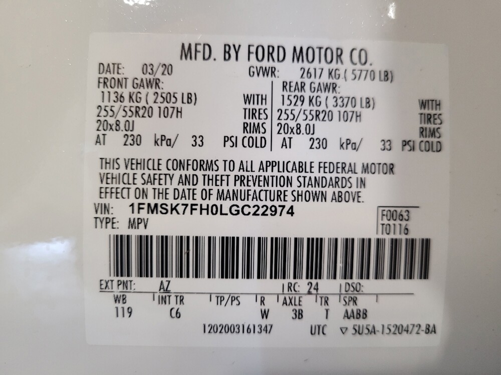2020 Ford Explorer in Jacksonville, FL 32225 - 18136831 33