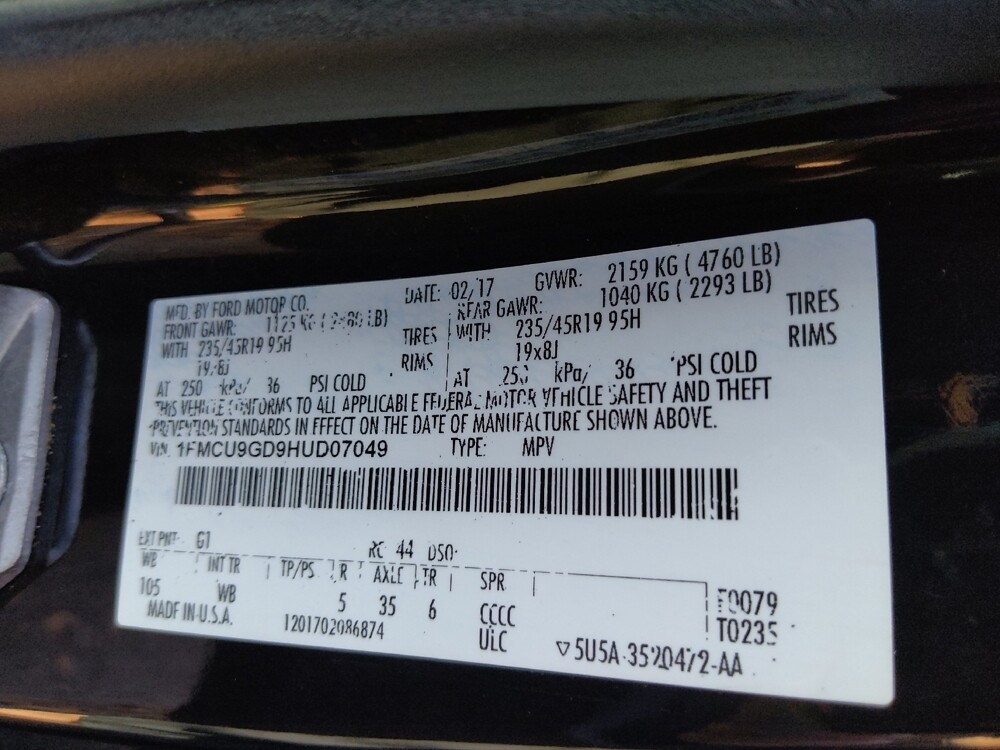 2017 Ford Escape in Miami, FL 33157 - 18136833 33