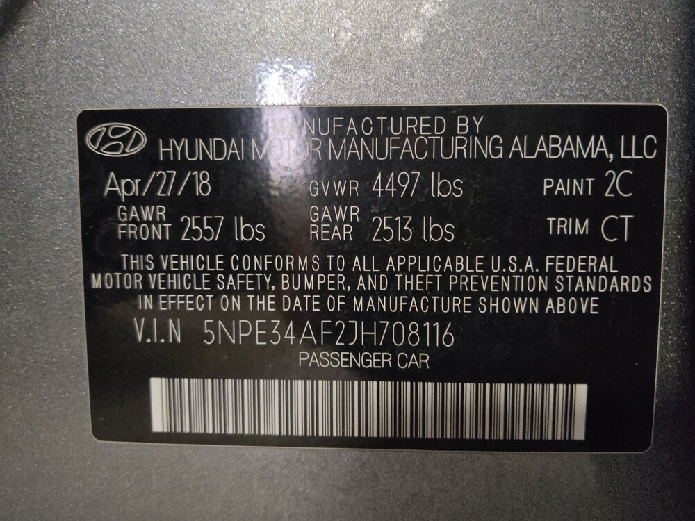 2018 Hyundai Sonata in Salem, VA 24153 - 18136838 33