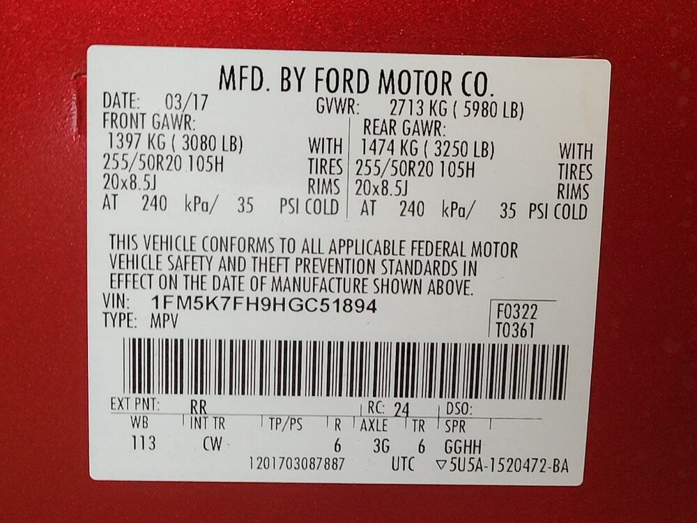 2017 Ford Explorer in Kissimmee, FL 34744 - 18136842 33
