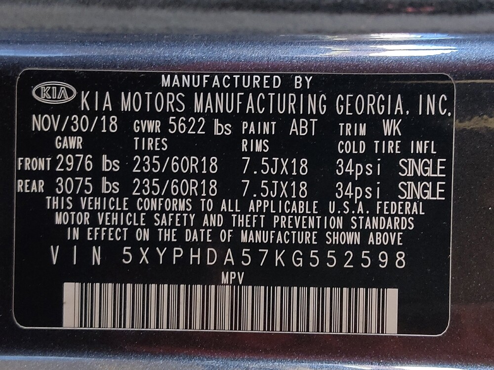 2019 Kia Sorento in Savannah, GA 31419 - 18136854 33