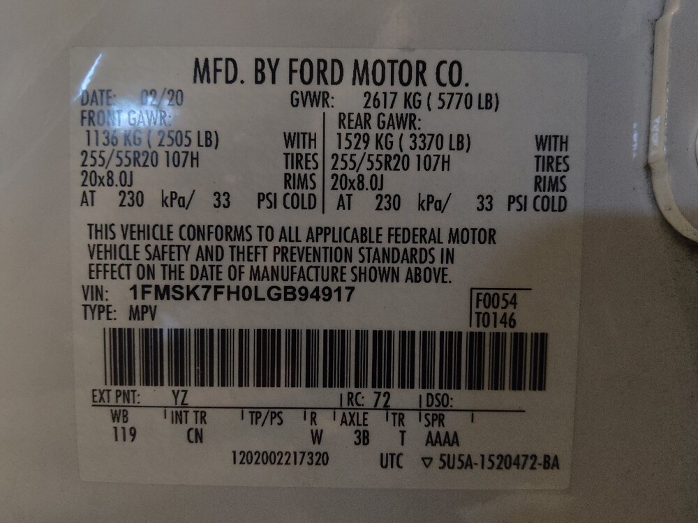 2020 Ford Explorer in Miami, FL 33157 - 18136858 33