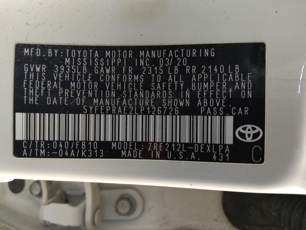 2020 Toyota Corolla in Columbia, SC 29210 - 18136871 33