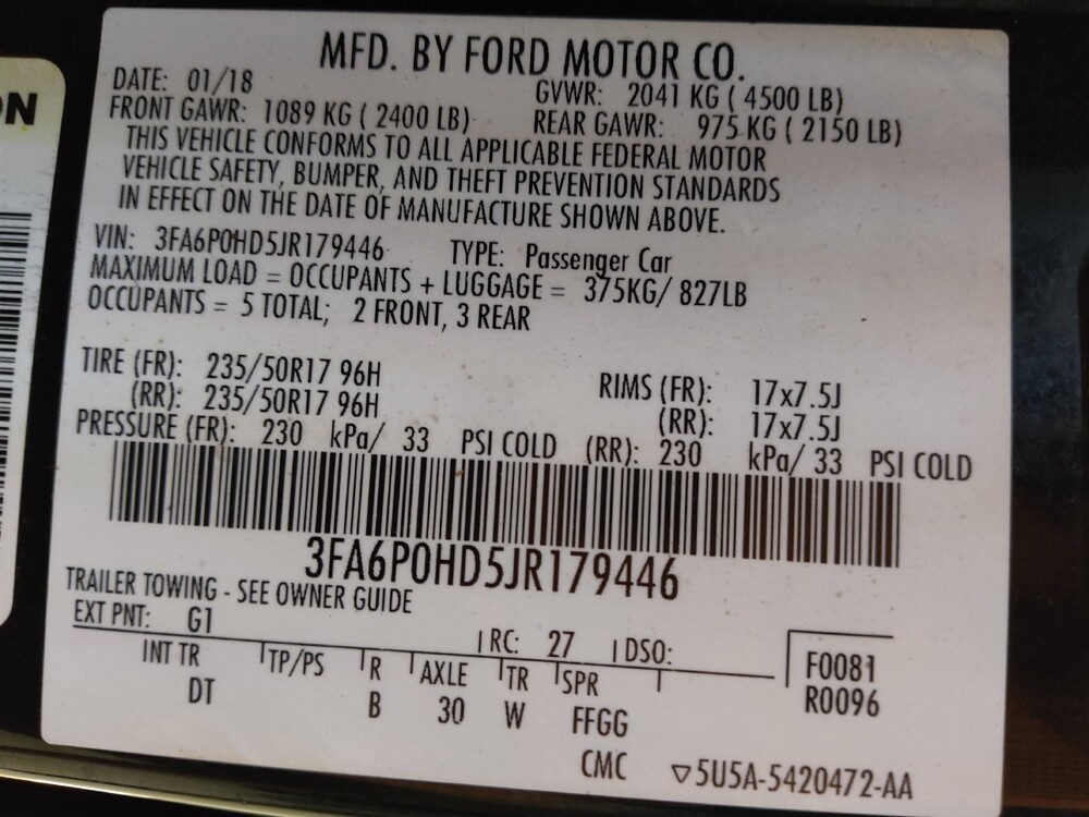 2018 Ford Fusion in Charlotte, NC 28273 - 18136872 33