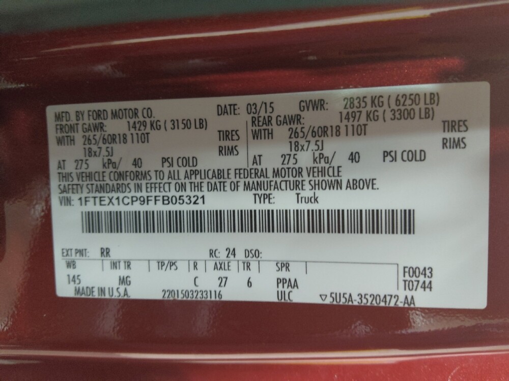 2015 Ford F150 in Gastonia, NC 28056 - 18136876 33