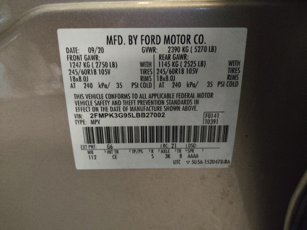 2020 Ford Edge in Gastonia, NC 28056 - 18136883 33